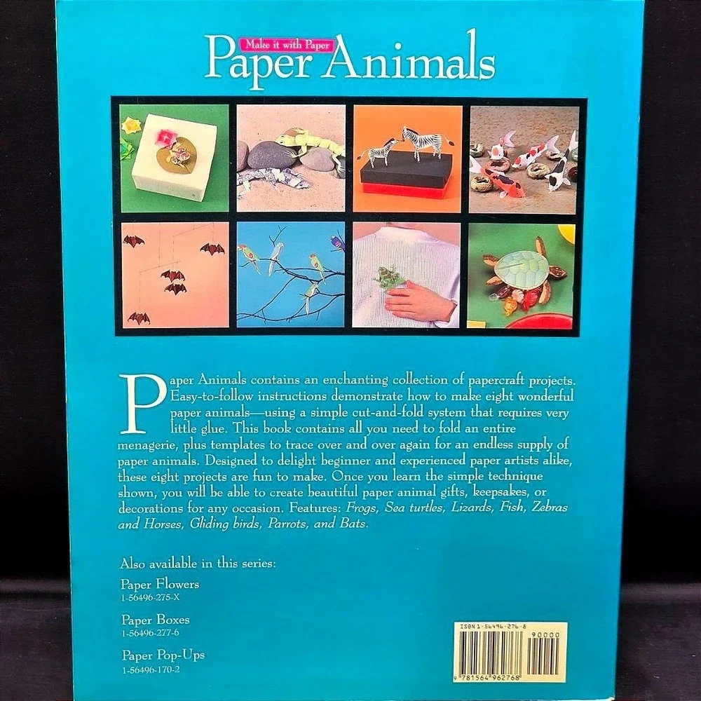 Paper Animals by Michael G LaFosse Signed with Origamido Studio Provenance